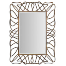 Hot Sales Rectangle Antiqued Gold Miroir avec cadre mural